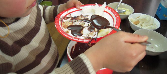 キッズパーティー・バレンタインの様子 キッズパーティー・バレンタインの様子